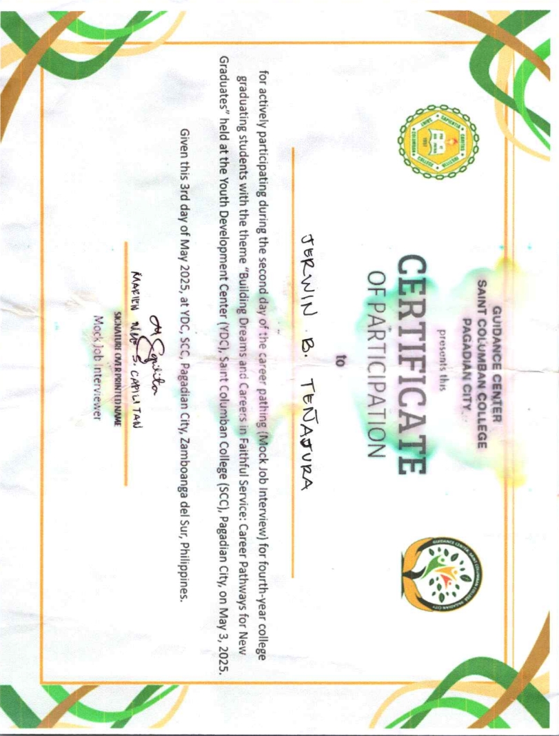 Mock Job Interview Cert